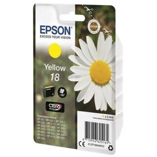 Original Epson 18 / T1804  Tintenpatrone Yellow