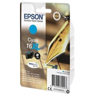 Original Epson 16XL / T1632  Tintenpatrone Cyan