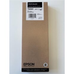 Original Epson T6061 Tintenpatrone Photo Black OVP DATUM...